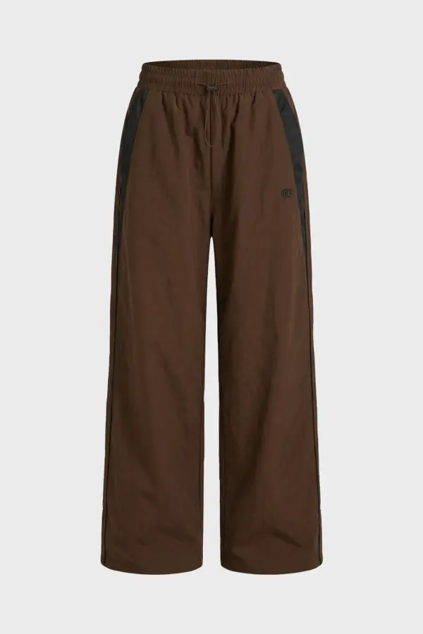 Y2K High Waist Baggy Wide-Leg Pants | Hip Hop Jogger Trousers - Y2K high waist baggy wide-leg pants - Y2K Grunge Streetwear Aesthetic by Vexlyne
