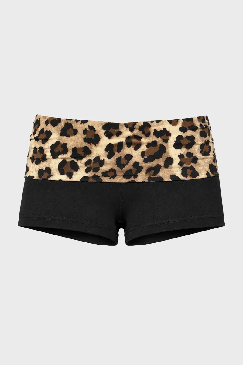 Y2K Leopard Micro Shorts - Y2K Leopard Micro Shorts - Y2K Grunge Streetwear Aesthetic by Vexlyne