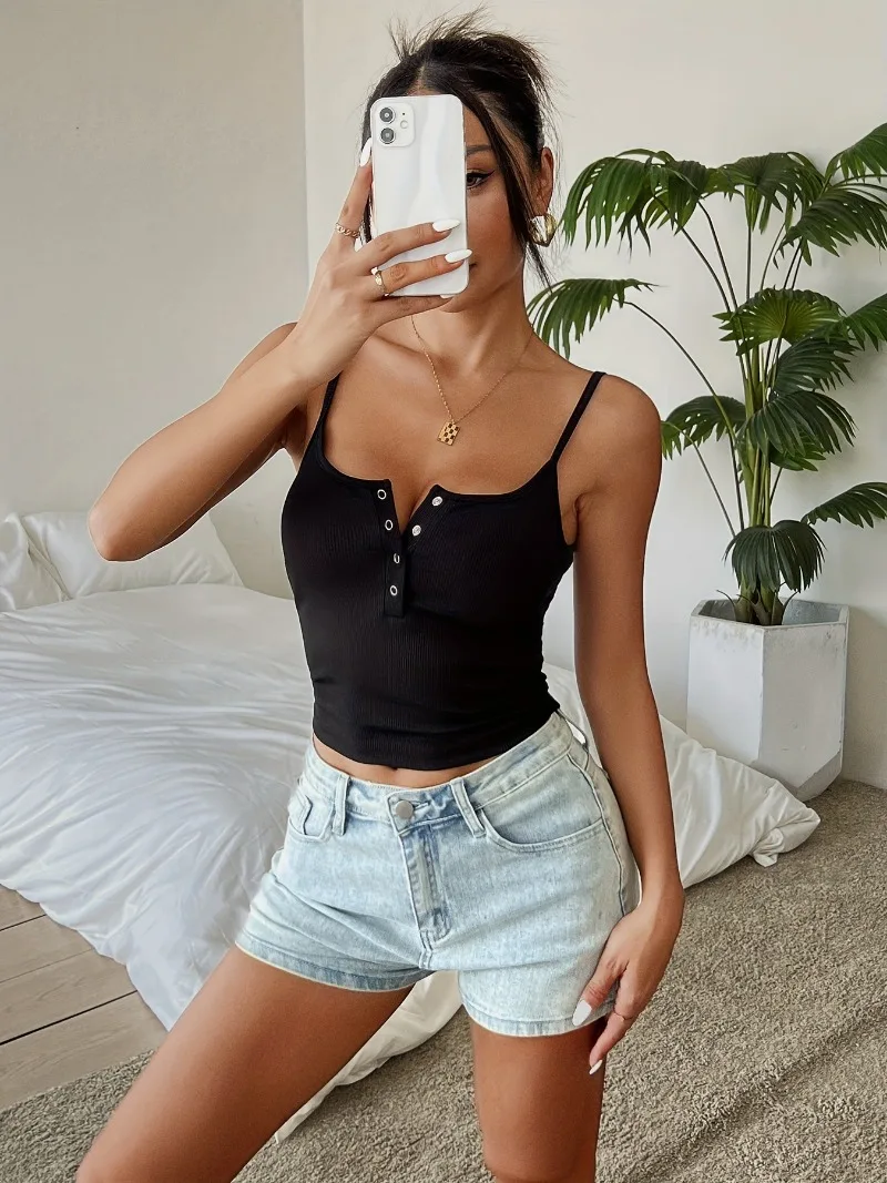 Y2K Cropped Corset Camisole Top - Y2K Cropped Corset Camisole - Y2K Grunge Streetwear Aesthetic by Vexlyne